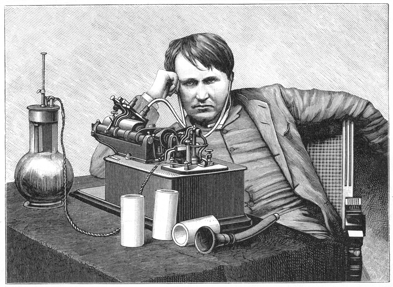 Thomas Alva Edison, 1888 av Unbekannt