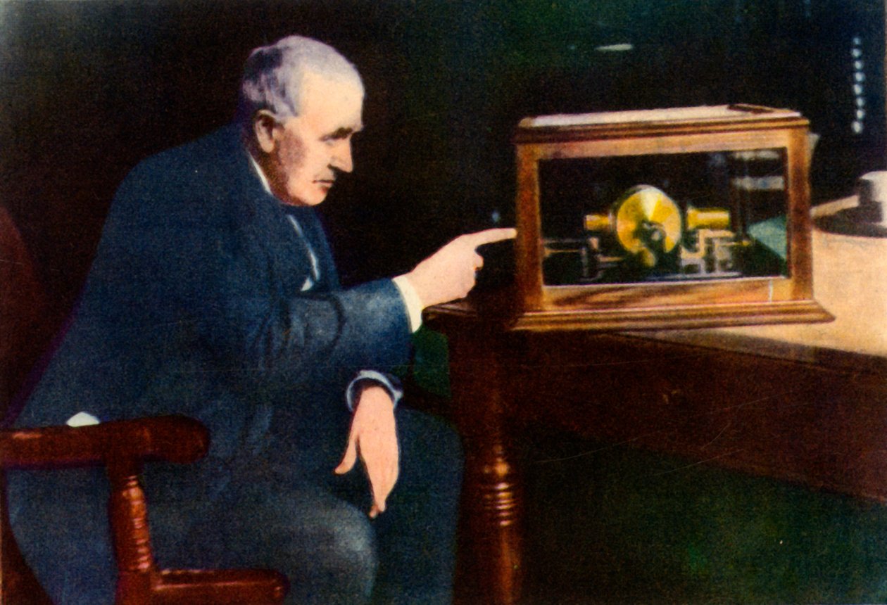 Thomas Alva Edison, c1910-årene. av Unbekannt