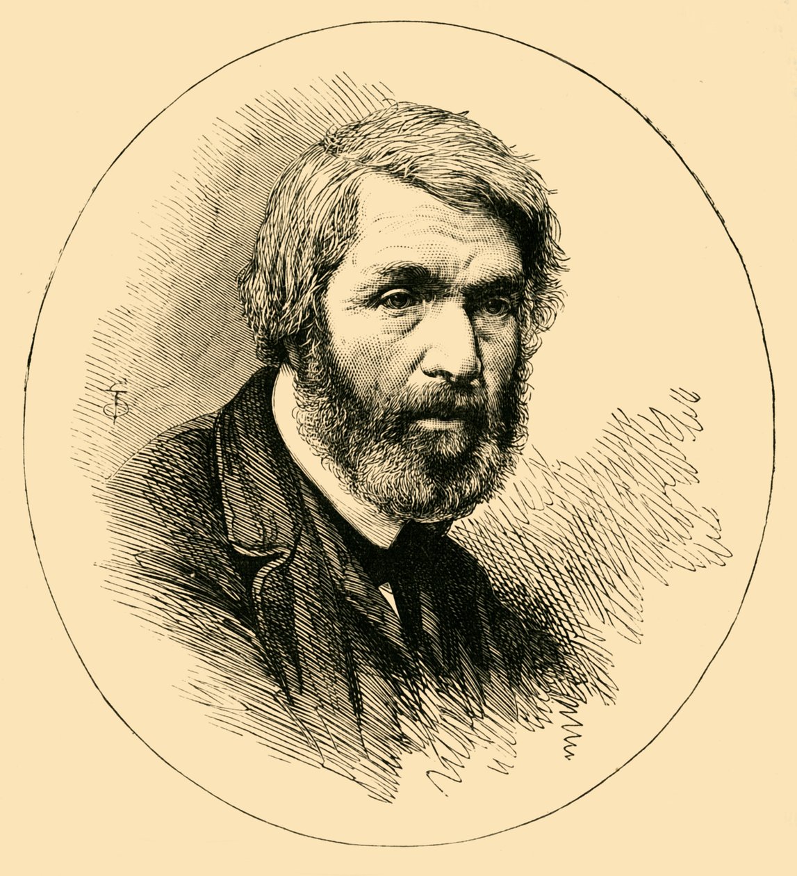 Thomas Carlyle, c1876. av Unbekannt