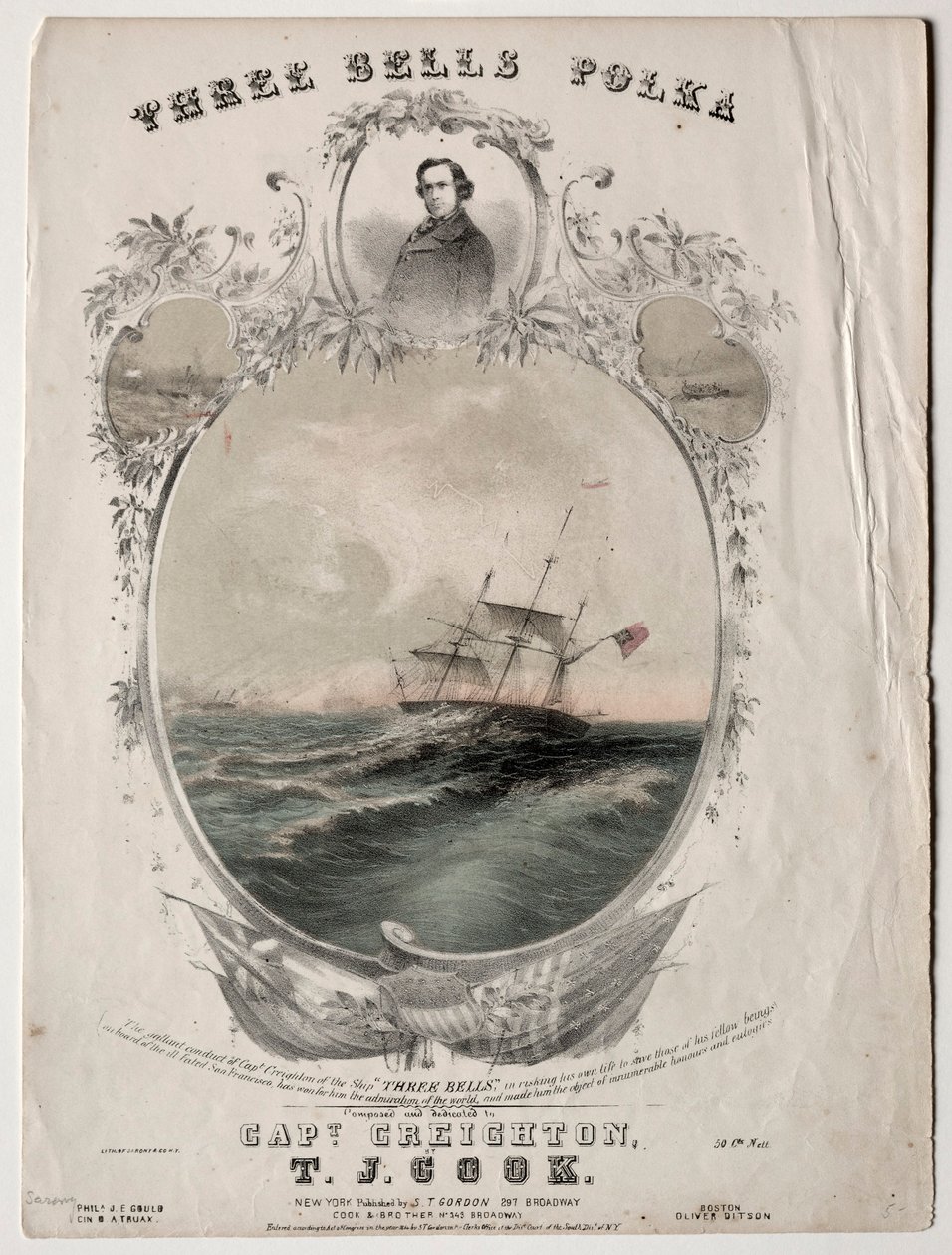Three Bells Polka, 1854. av Unbekannt
