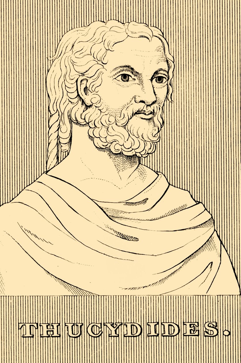 Thukydides, c460-400 f.Kr., 1830. av Unbekannt