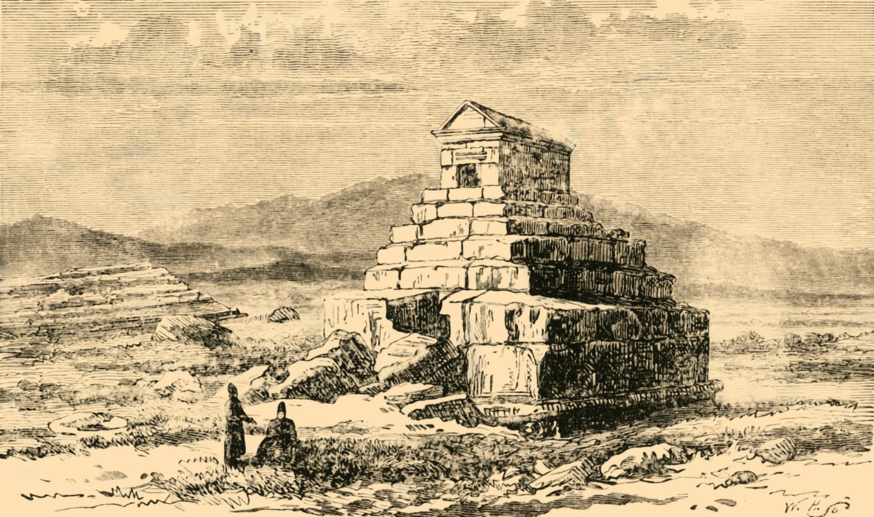 Kyros grav, 1890. av Unbekannt