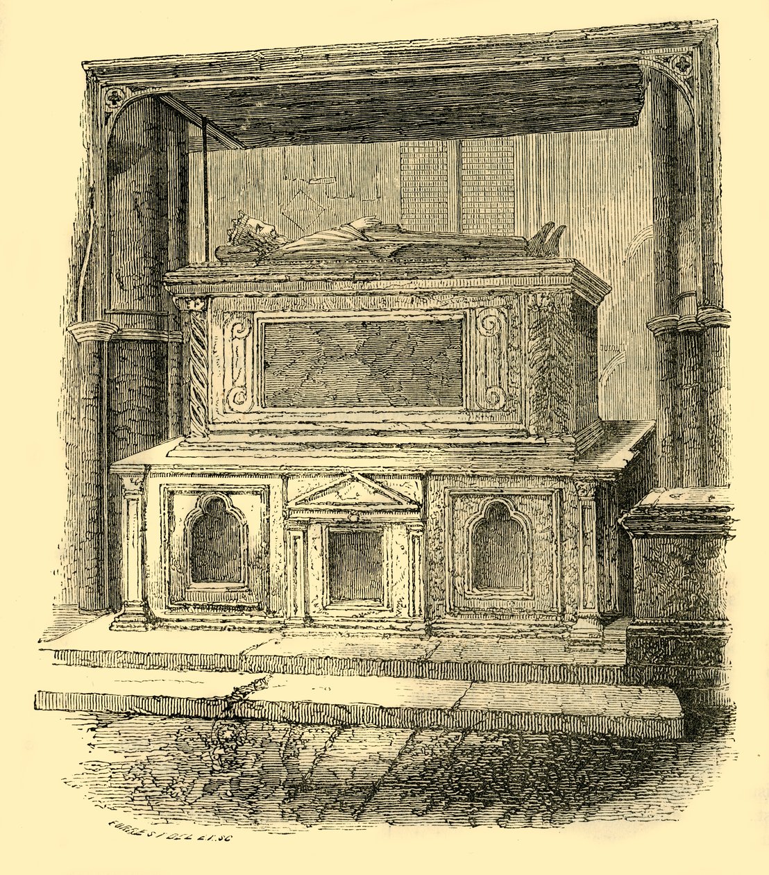Graven til Henrik III, 1881. av Unbekannt