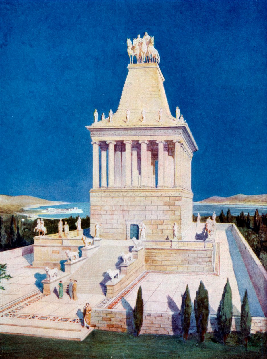Graven til Mausolus ved Halicarnassus, 1933-1934 av Unbekannt
