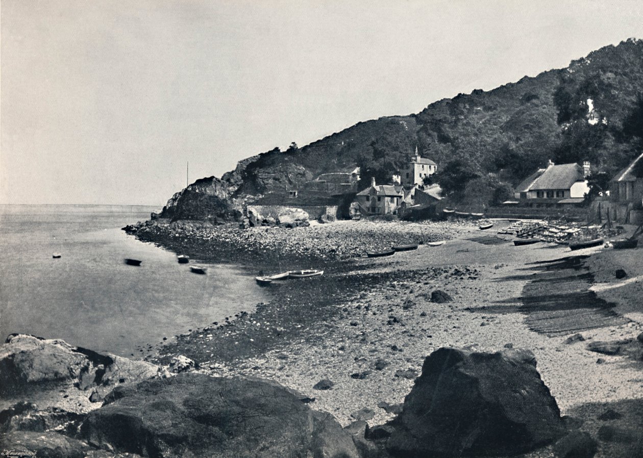 Torquay - The Beach, Babbicombe, 1895 av Unbekannt