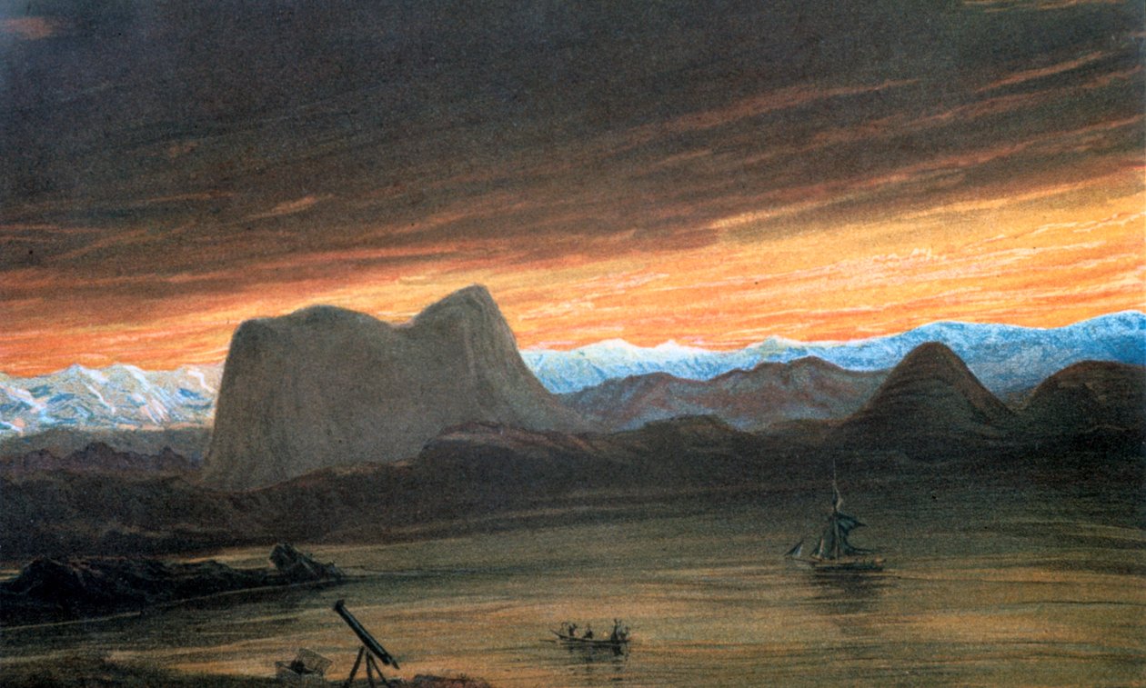 Total solformørkelse, 1851 1857 av Unbekannt