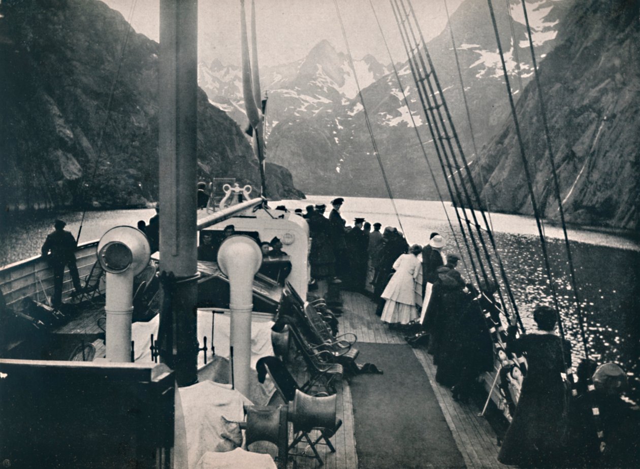 Turistdamper i Troldfjorden, 1914. av Unbekannt