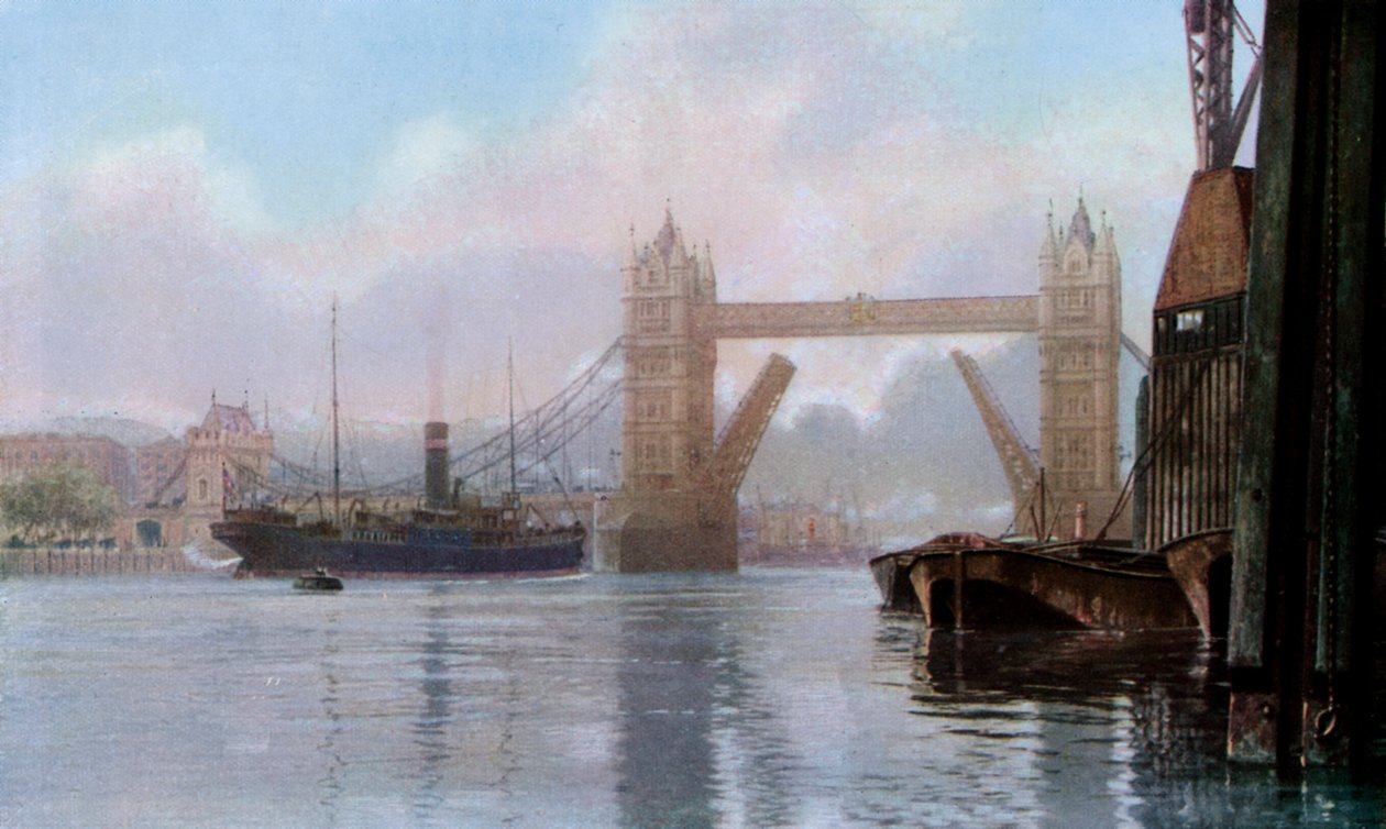Tower Bridge, London, ca 1930-tallet av Unbekannt