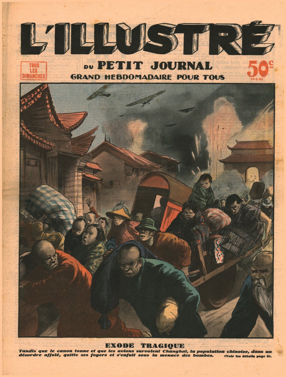 Tragisk utvandring, 1932. av Unbekannt