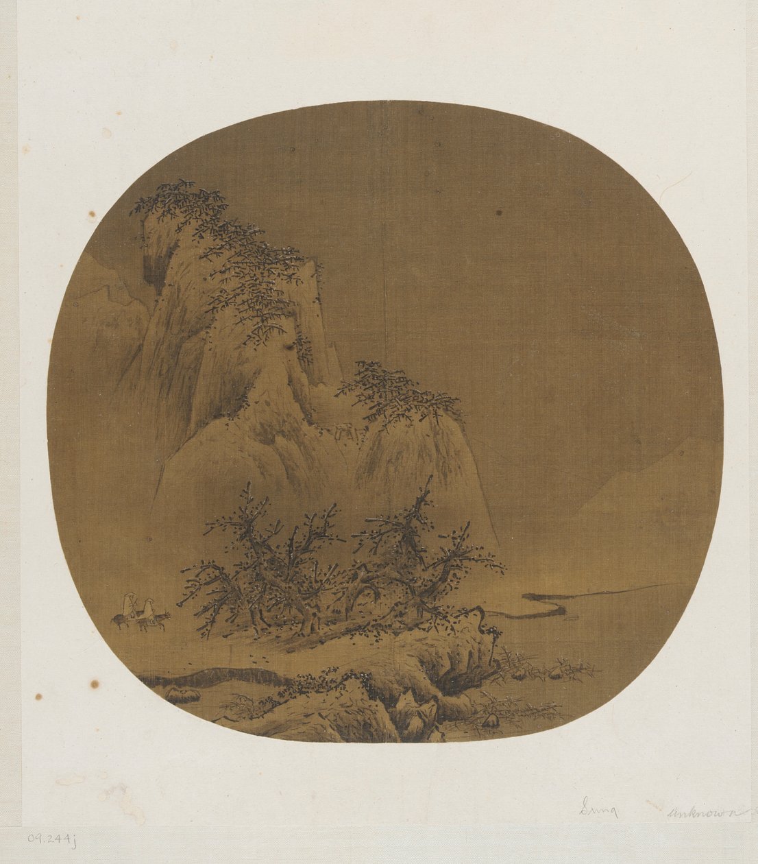 Reisende i Snowy Mountains, 1100-1200-tallet. av Unbekannt