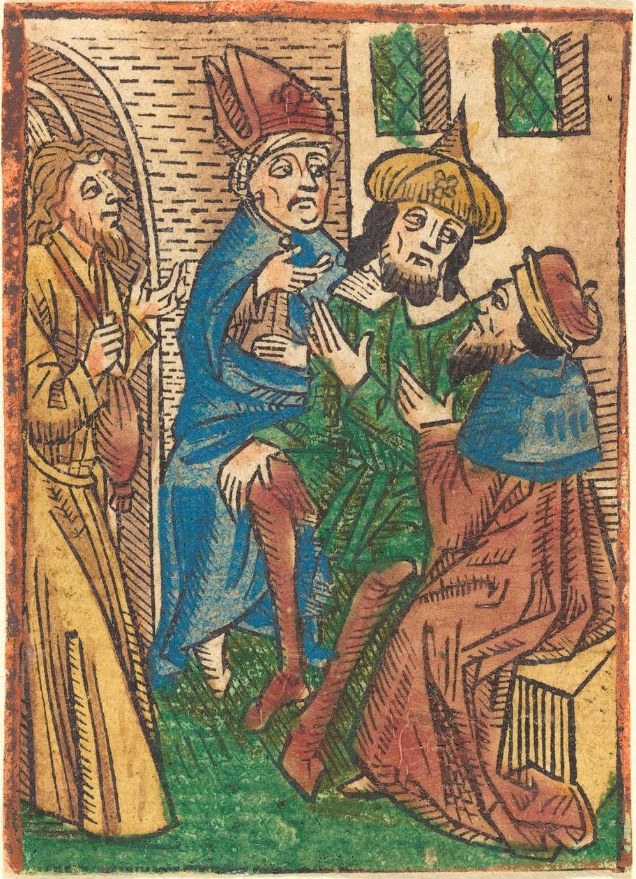 Judas forræderi, ca. 1490. av Unbekannt