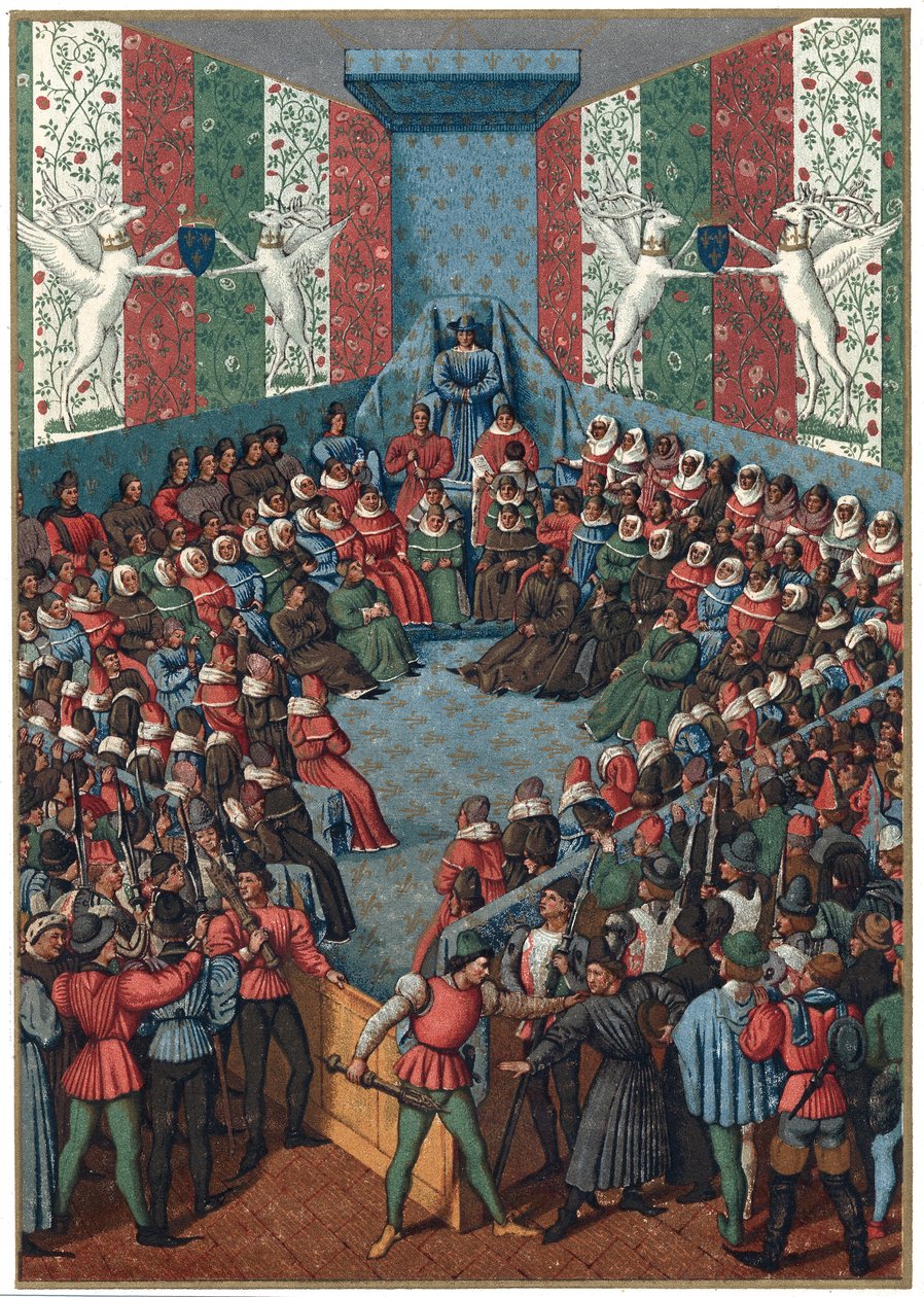 Rettssak mot Jean II, hertug av Alencon, 1458 av Unbekannt