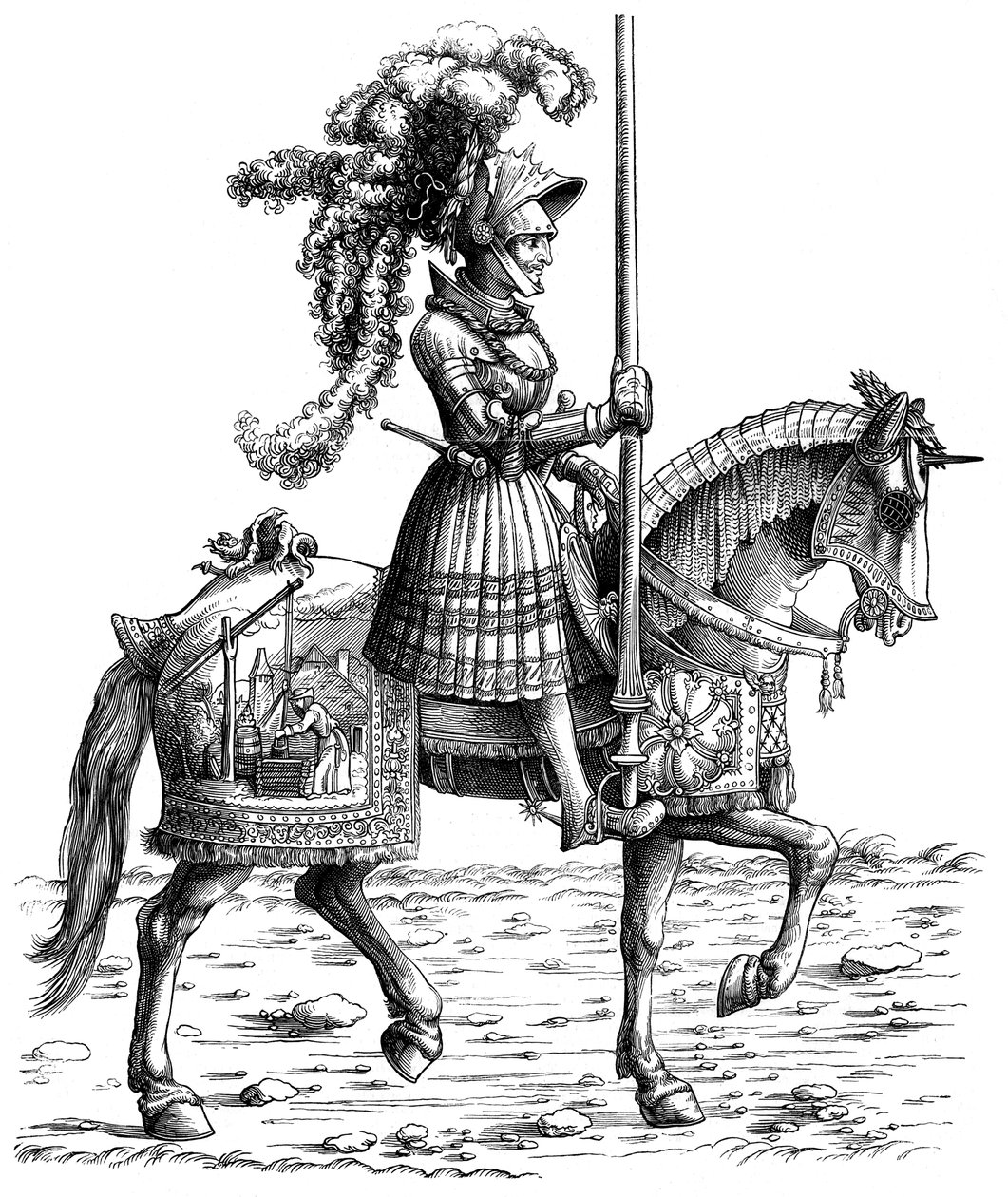 Maximilians triumfer, 1518 1844 av Unbekannt