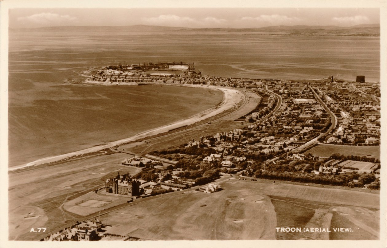Troon Aerial View, c1930 av Unbekannt