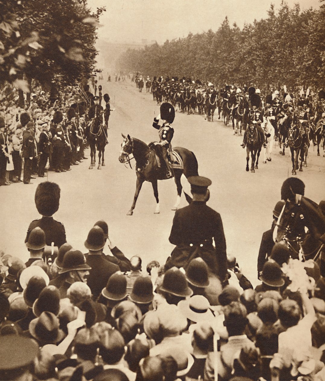 Trooping the Color Pageantry, 1937 av Unbekannt