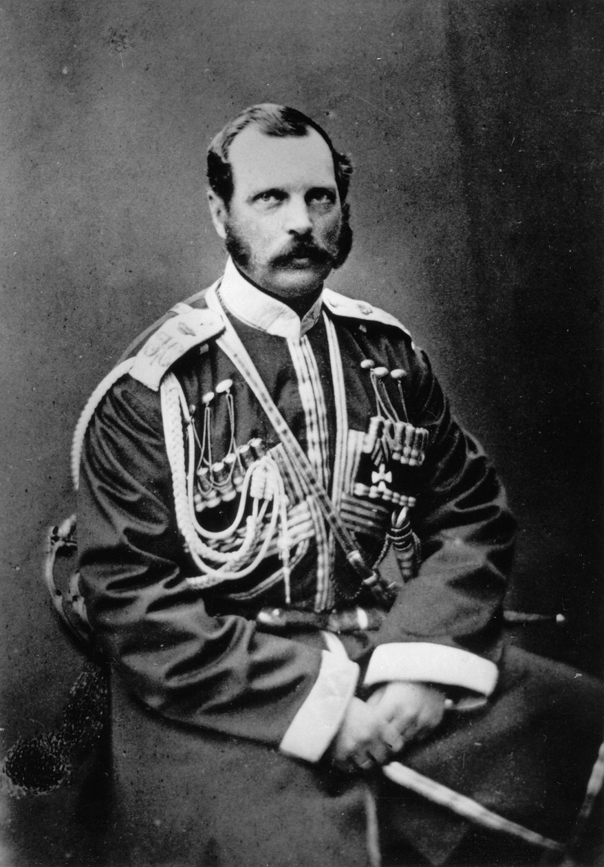 Tsar Alexander II av Russland, 1863 av Unbekannt