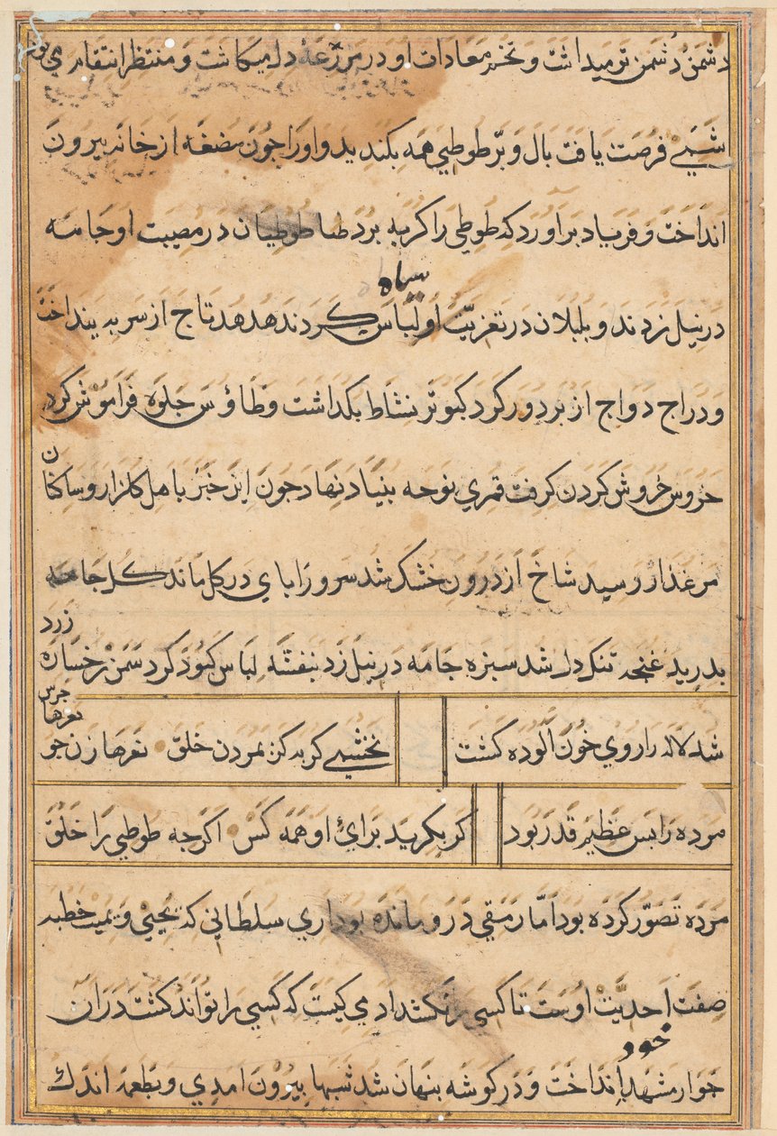 Tuti-Nama Tales of a Papegøye, ca. 1560. av Unbekannt