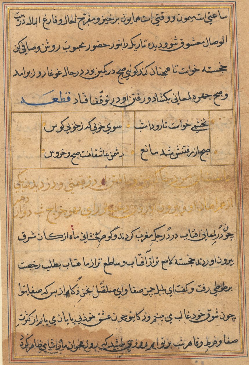 Tuti-Nama Tales of a Papegøye, ca. 1560. av Unbekannt