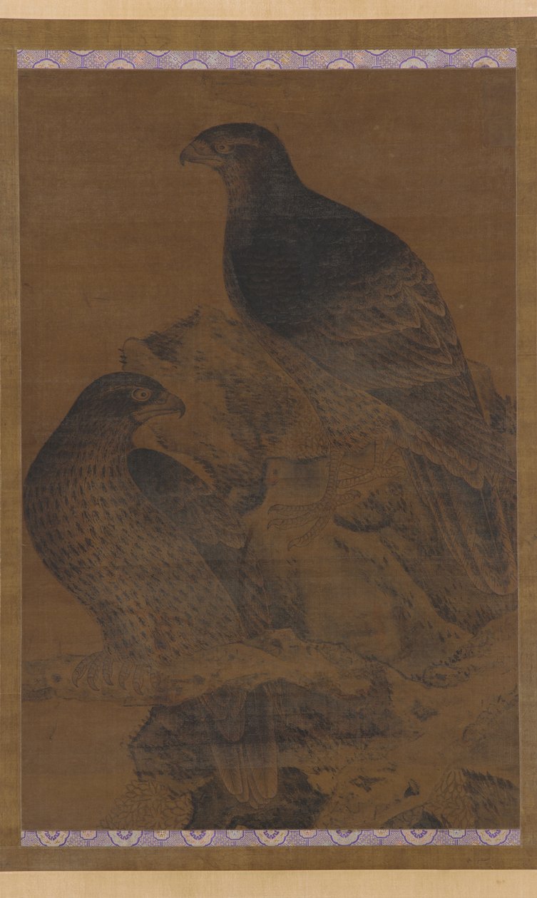 To ørner, Ming-dynastiet, 1368-1644. av Unbekannt