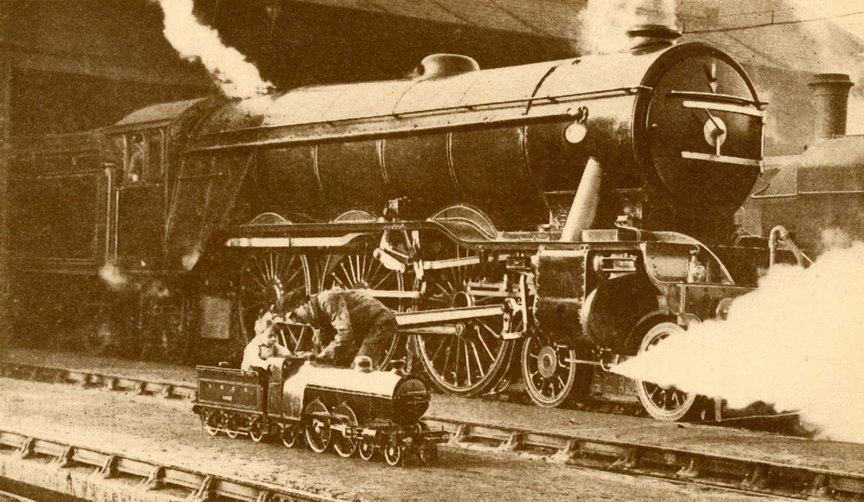 To av en handel, c1930. av Unbekannt