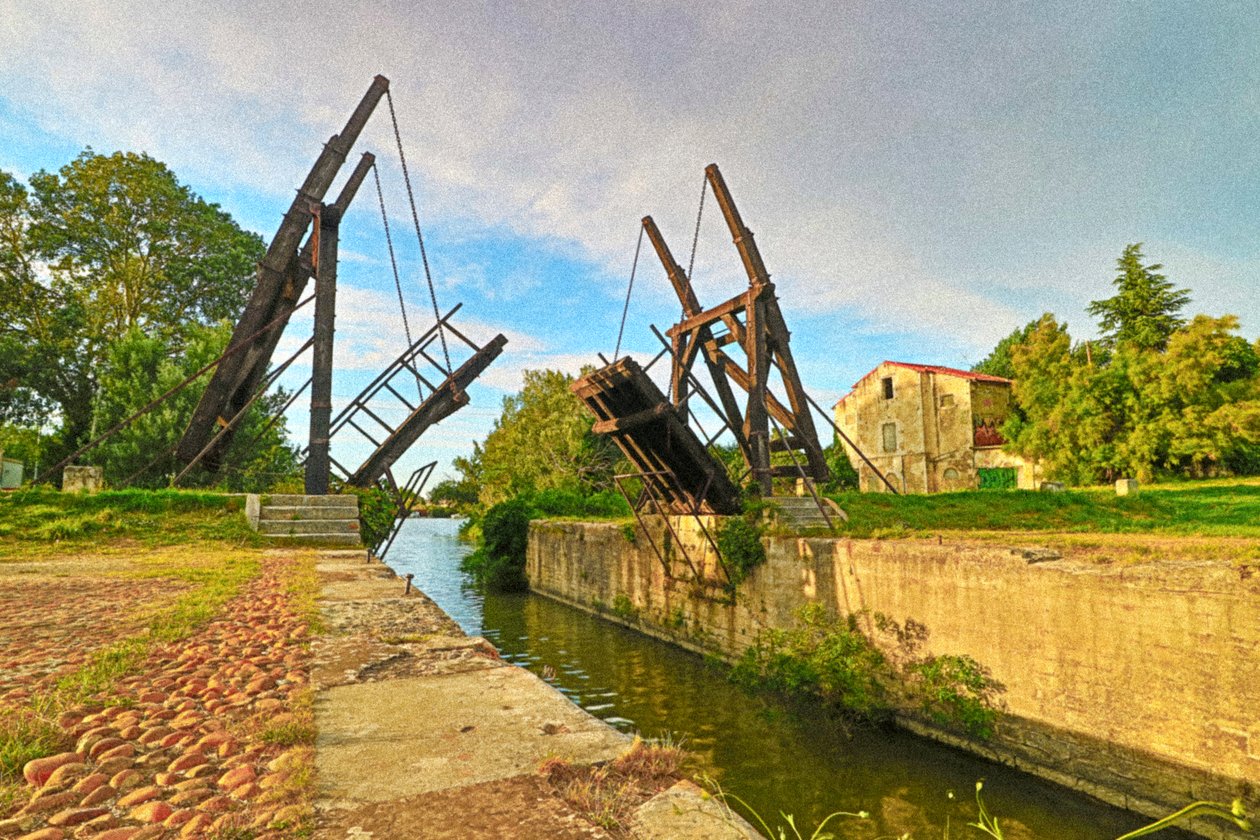Van Gogh, Langlois Bridge ved Arles (bilde) av Unbekannt