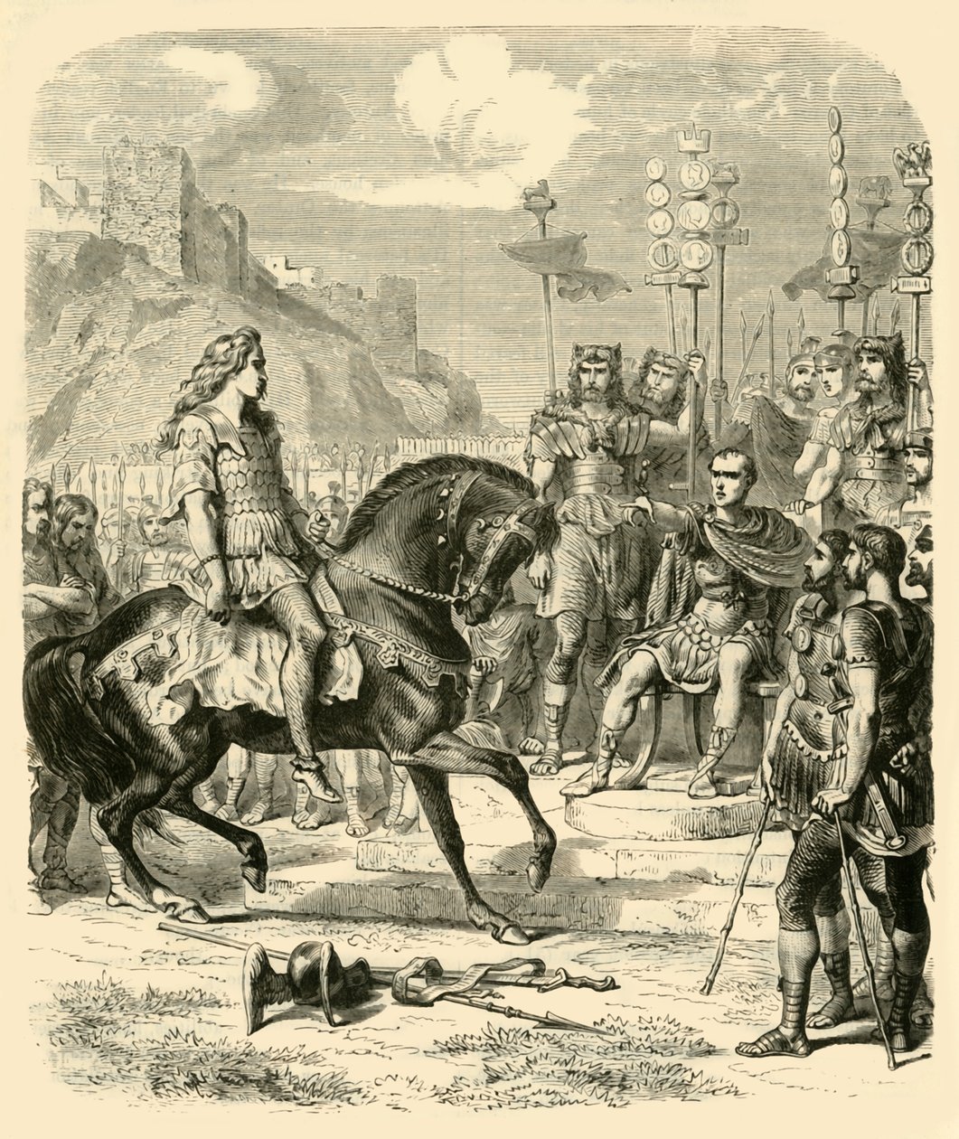 Vercingetorix Before Caesar, 1890. av Unbekannt