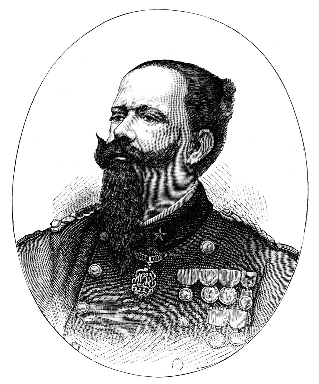 Victor Emmanuel II 1820-1878, konge av Italia av Unbekannt