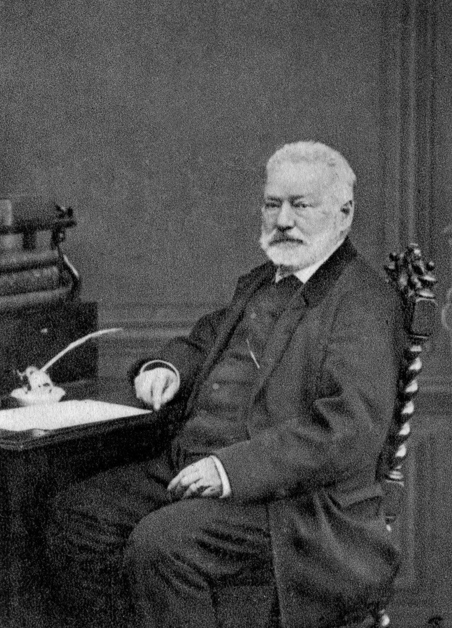 Victor Hugo, fransk forfatter, 1872 av Unbekannt