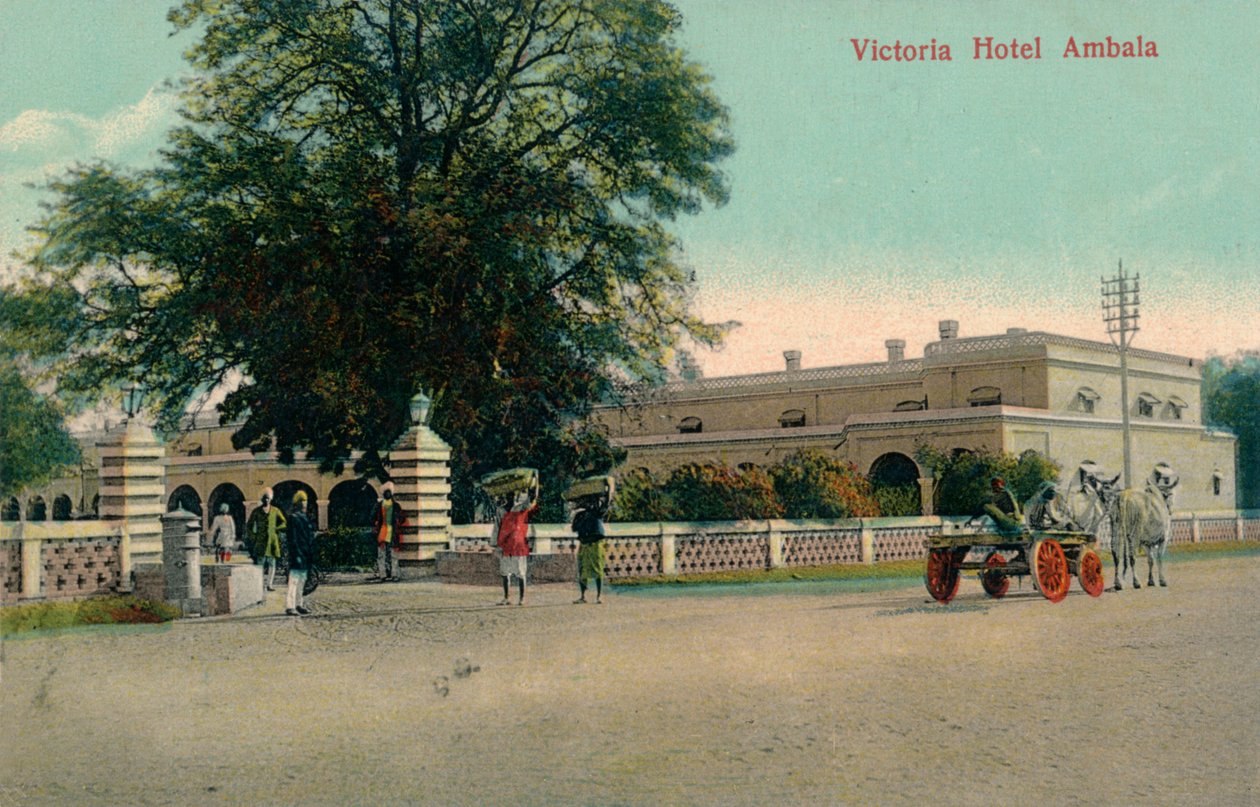 Victoria Hotel Ambala, c1900 av Unbekannt