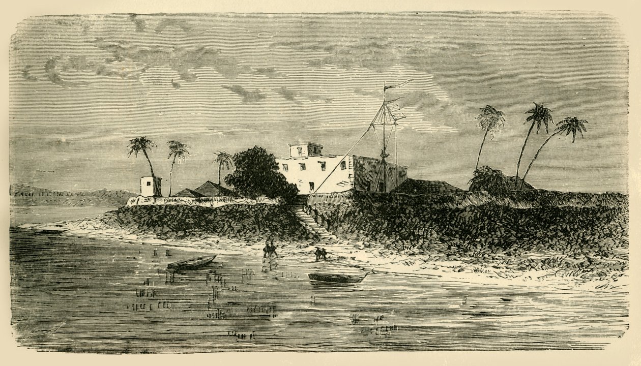 Utsikt ved munningen av Hooghly, 1890. av Unbekannt