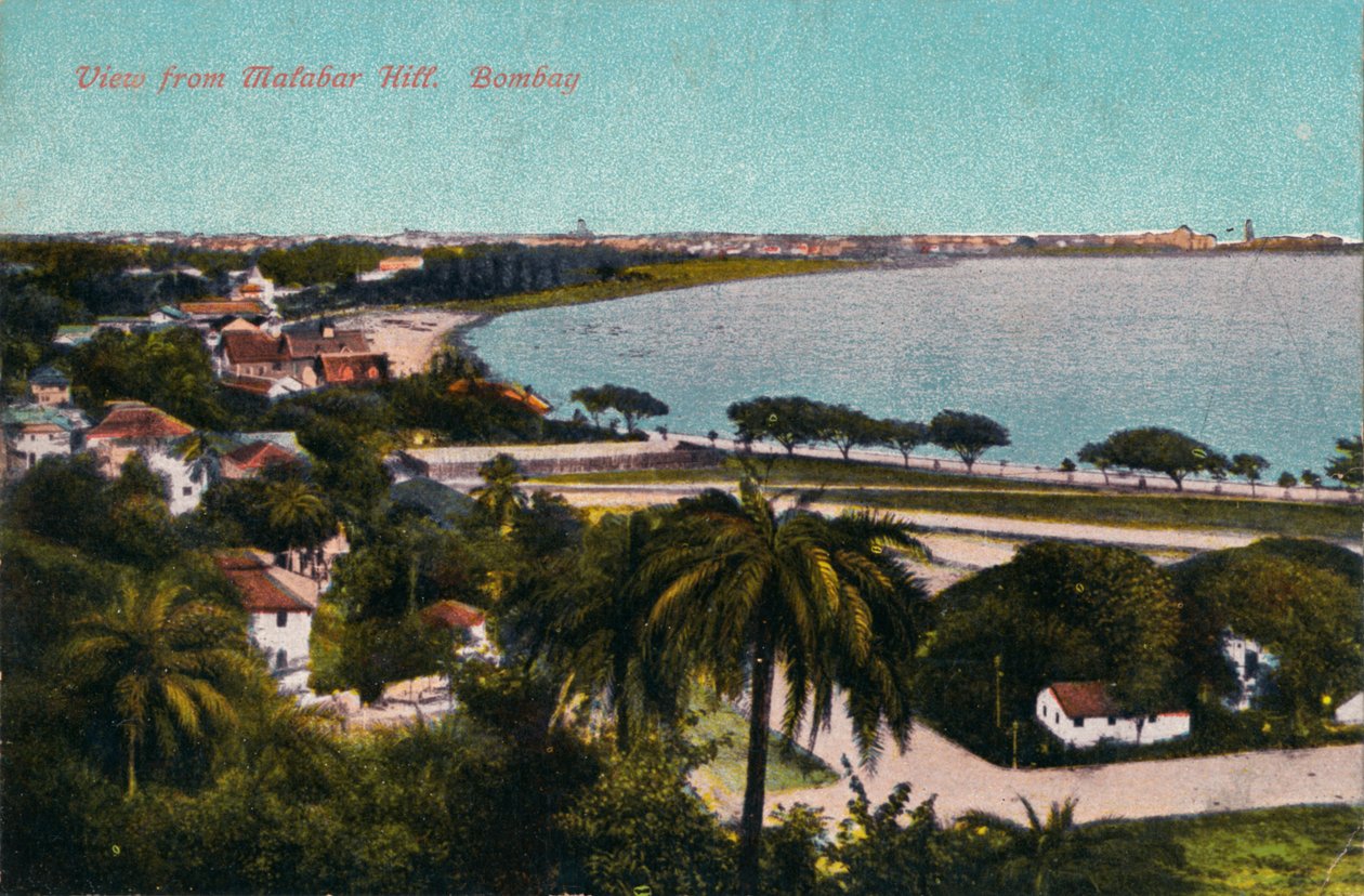 Utsikt fra Malabar Hill, Bombay, c1920 av Unbekannt