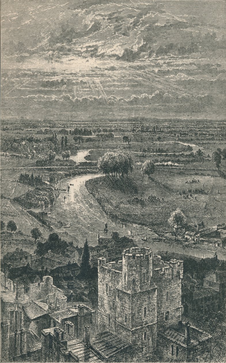 Utsikt fra Rundetårn, 1895 av Unbekannt
