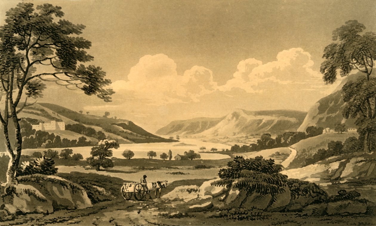 View in the Carse of Gonrie, 1802. av Unbekannt