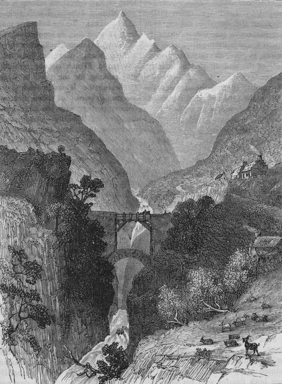 Utsikt i Pyreneene, c1880 av Unbekannt