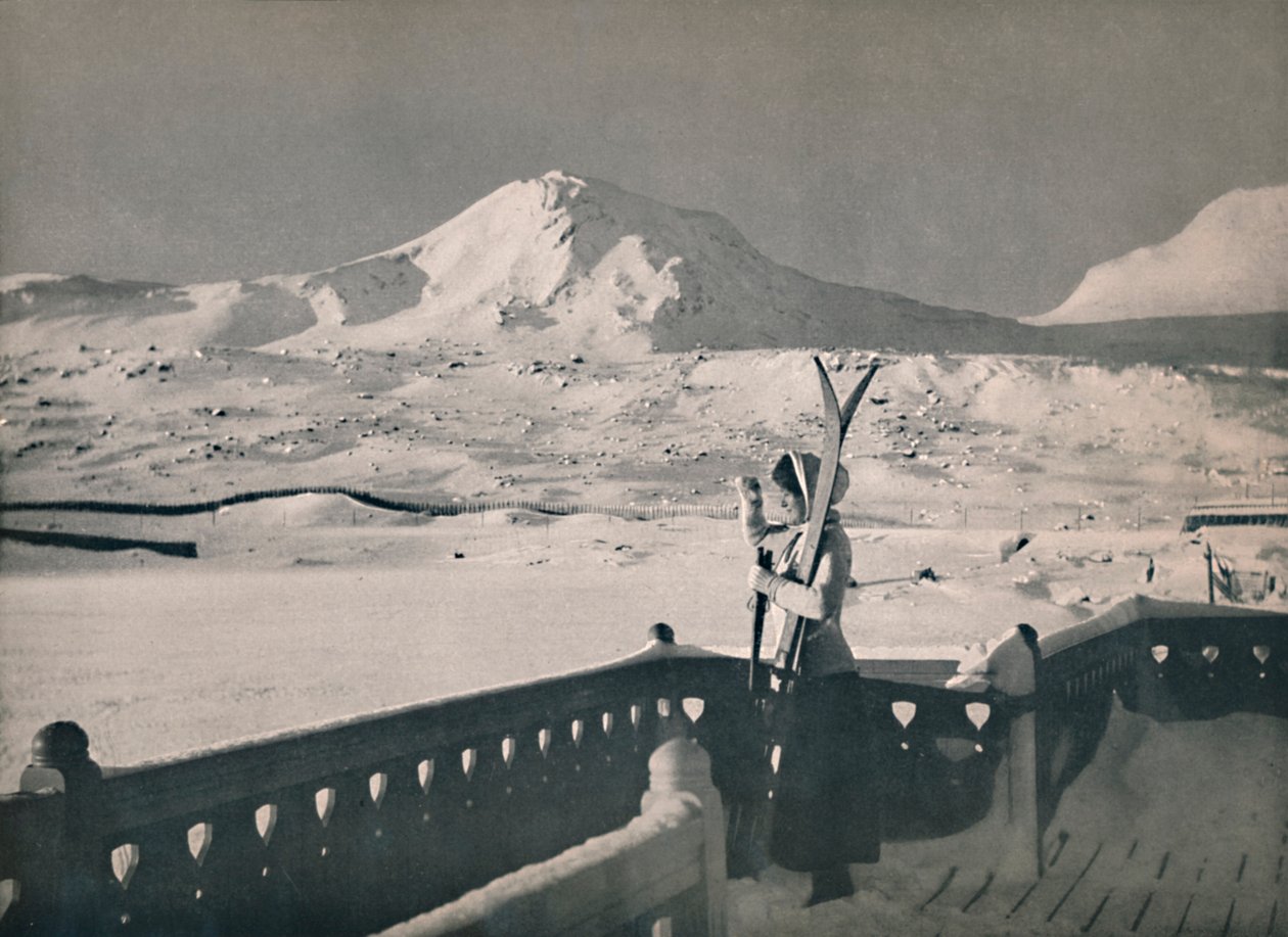 Utsikt over Finse, Bergensbanen, 1914. av Unbekannt