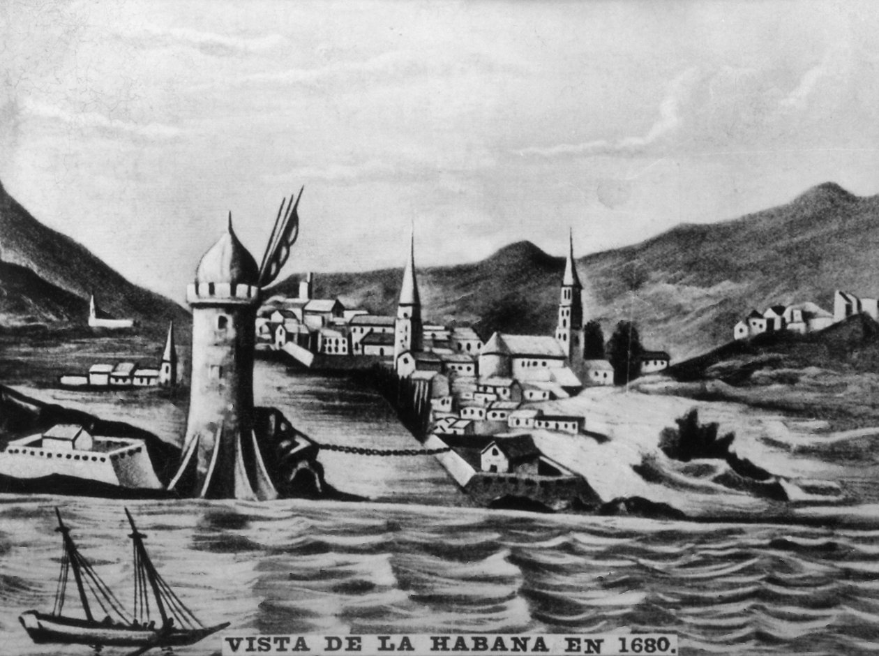 Utsikt over Havanna, 1680, 1920-tallet av Unbekannt