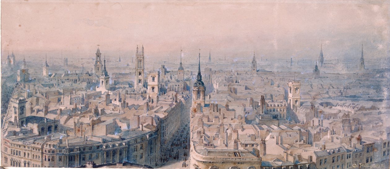Utsikt over London av Unbekannt