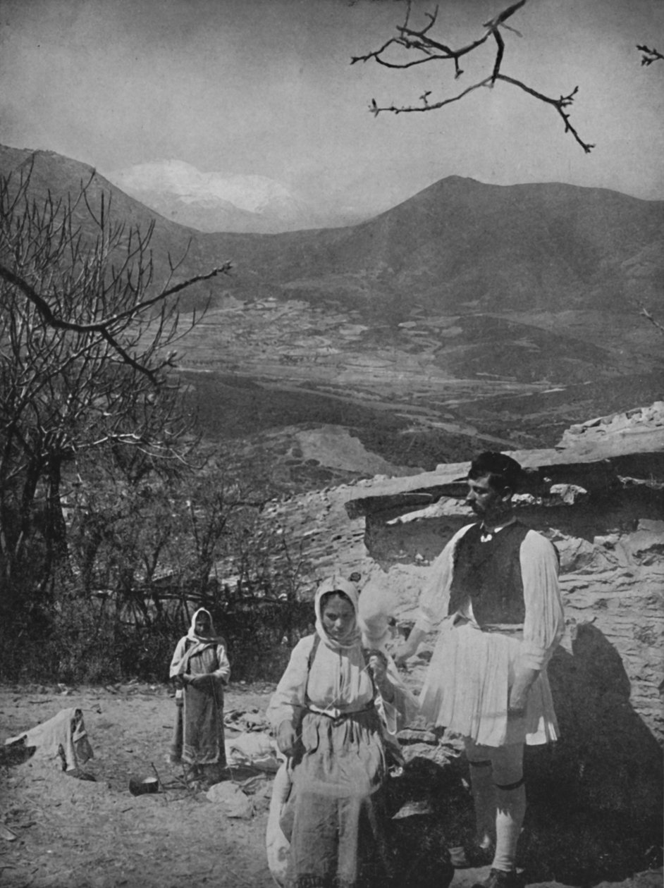 Utsikt over Mount Parnassus, 1913 av Unbekannt