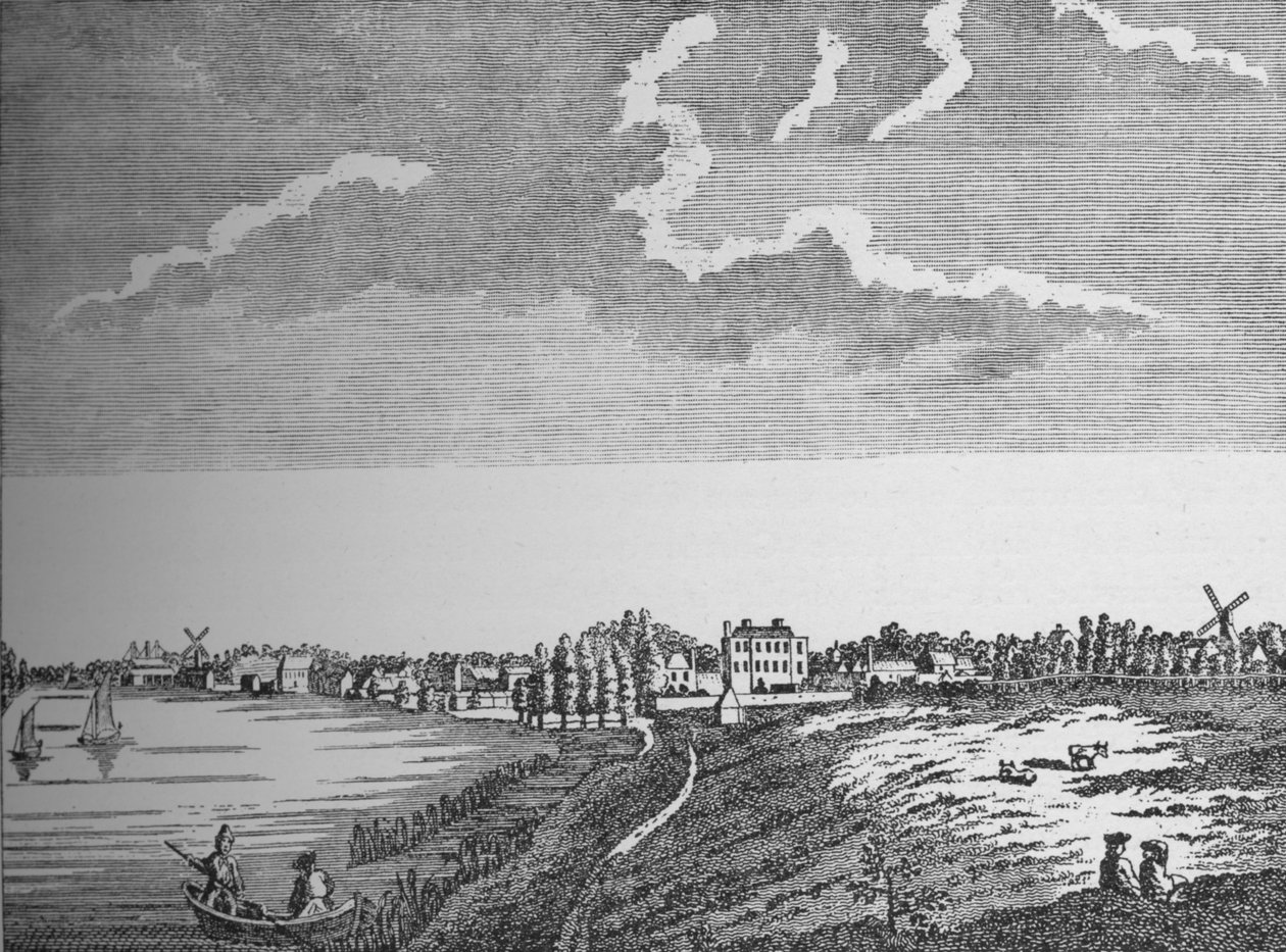 Utsikt over Wandsworth, Surrey, c1780, 1912 av Unbekannt