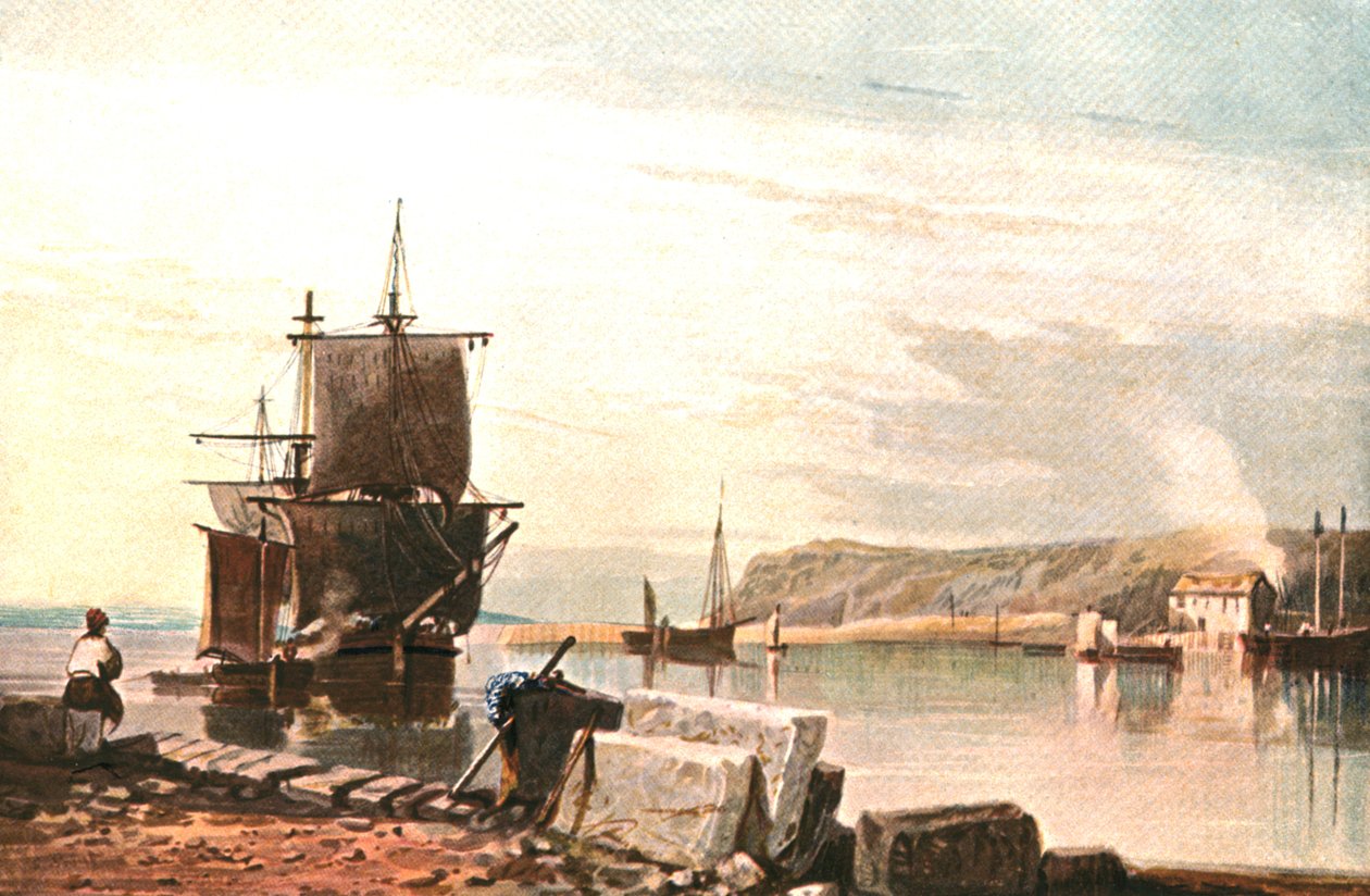 Se på Exe, c1900. av Unbekannt