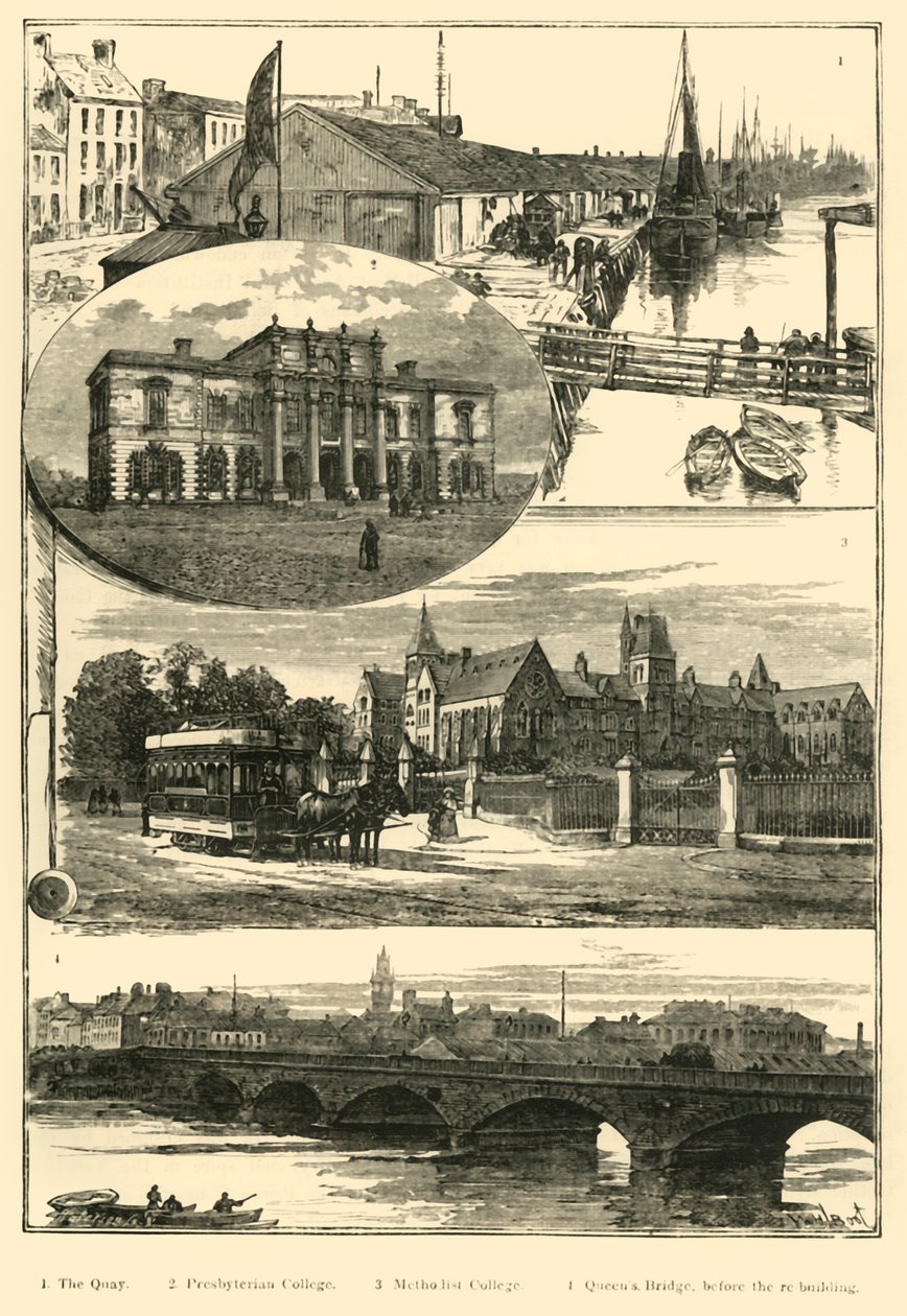 Utsikt i Belfast, 1898. av Unbekannt