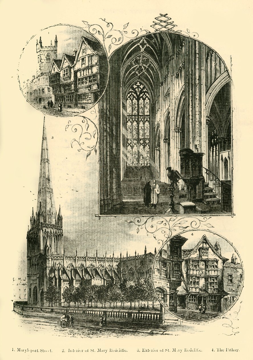 Utsikt i Bristol, 1898. av Unbekannt