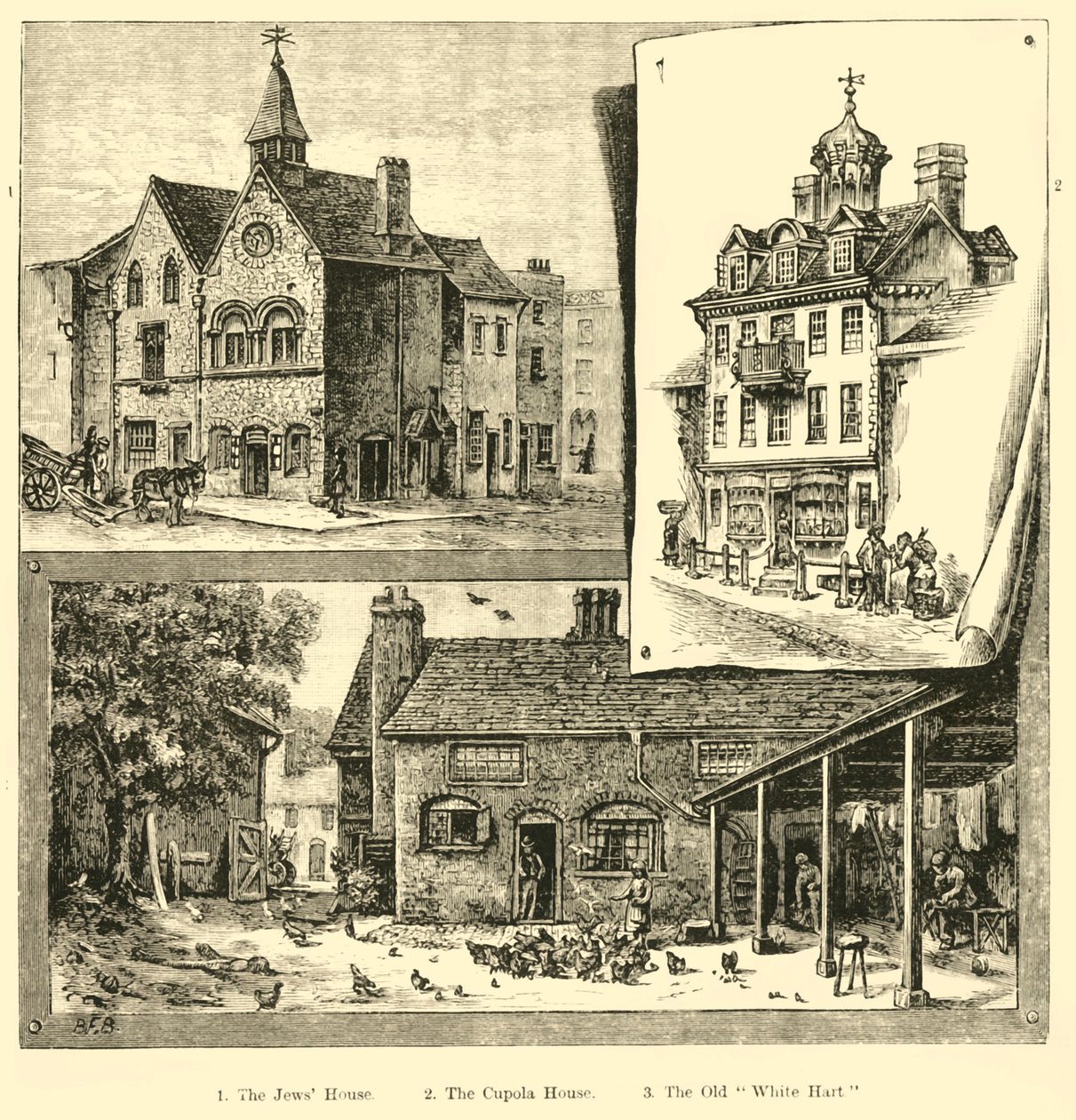 Utsikt i Bury, 1898. av Unbekannt