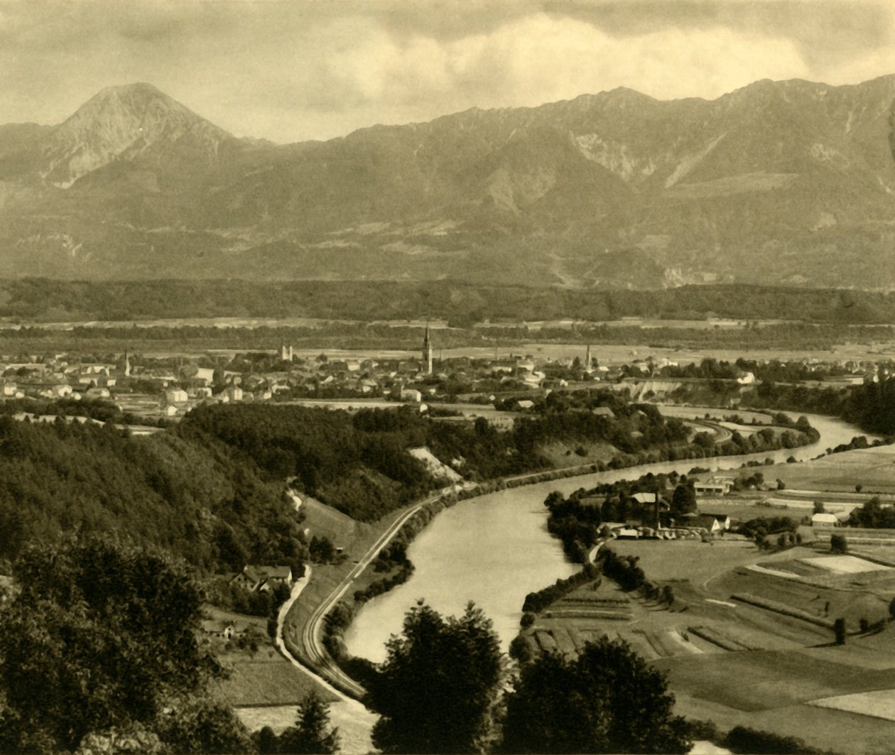 Villach, Kärnten, Østerrike, c1935. av Unbekannt