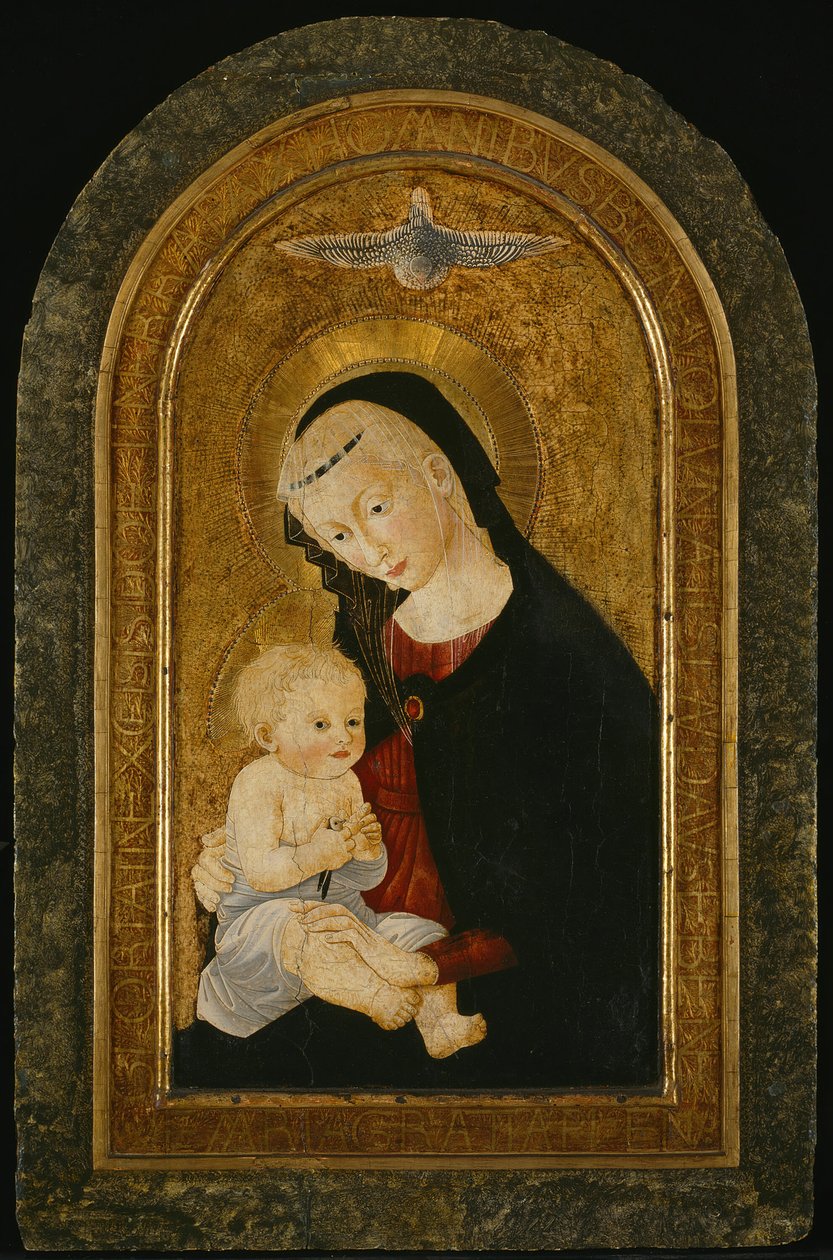 Jomfru og barn, 146070. av Unbekannt