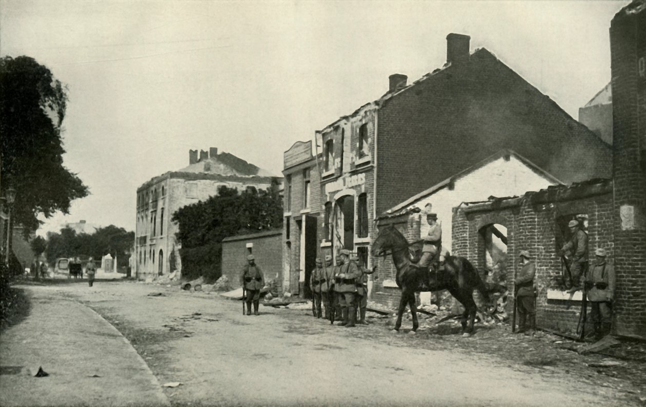 Visé i tyskernes hender, 1919. av Unbekannt