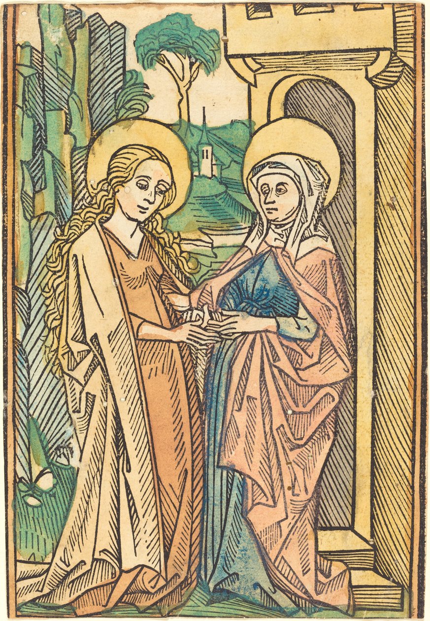 Visitation, 1400-tallet. av Unbekannt
