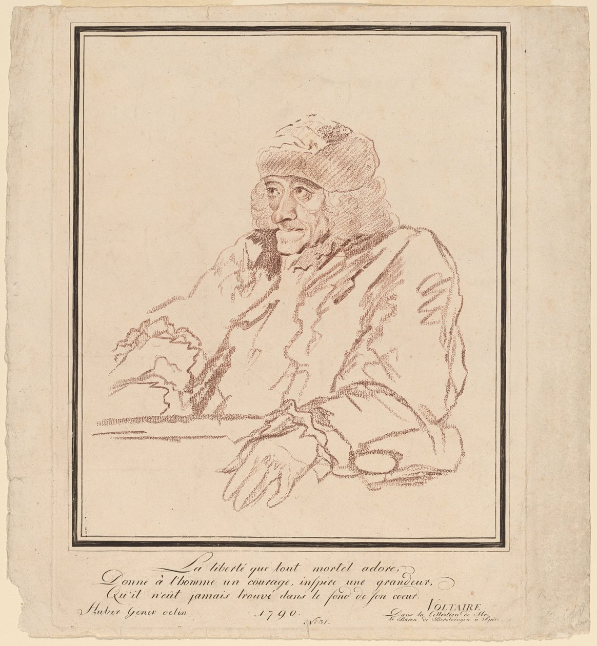 Voltaire, 1790. av Unbekannt