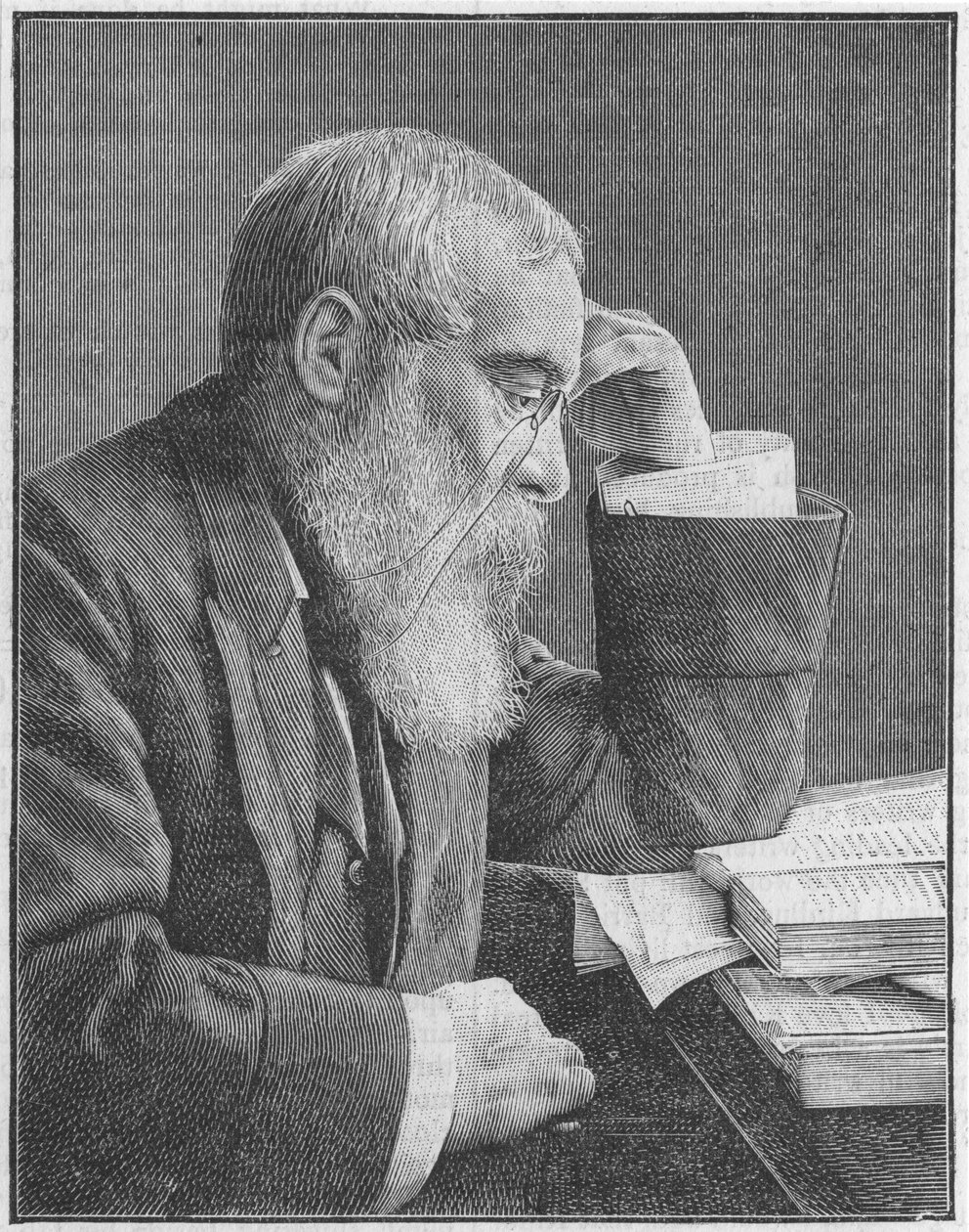 Walter Besant, c1901 av Unbekannt