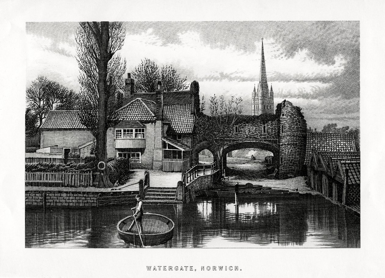 Watergate, Norwich, 1896 av Unbekannt